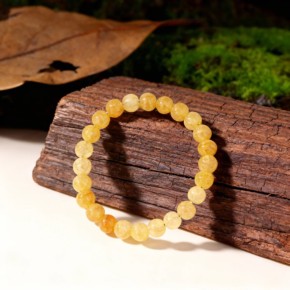 Blooming Autumn Citrine Natural Stone Bracelets