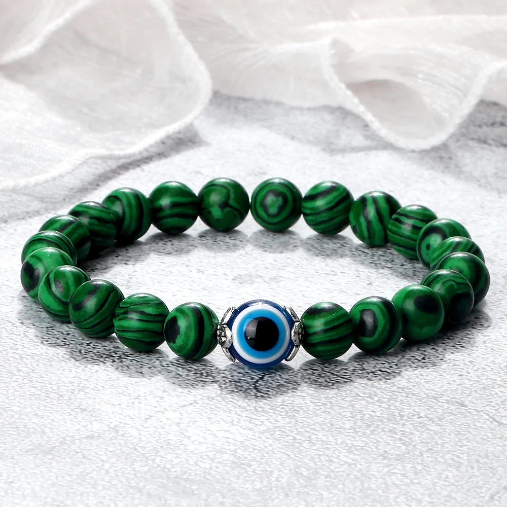 Beautiful Cat Eye Stone Beads Bracelet