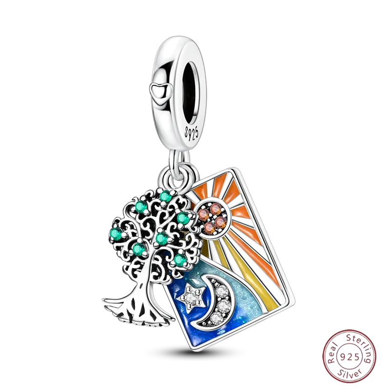 Magic Tarot Sun Moon Stars Charms Pendants