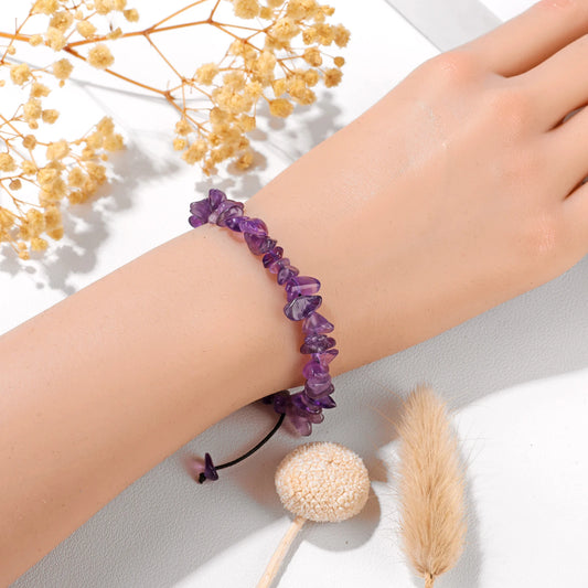Energy Restoration Natural Stone Chip Beads Bracelet