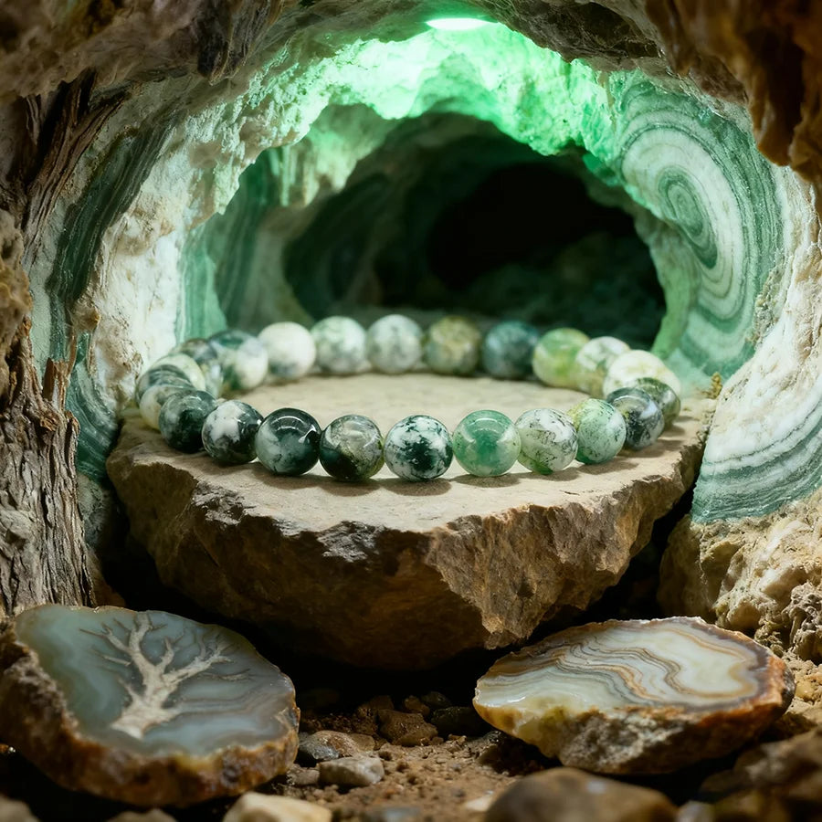 Original Beautiful Crystal Cave Natural Stone Bracelets