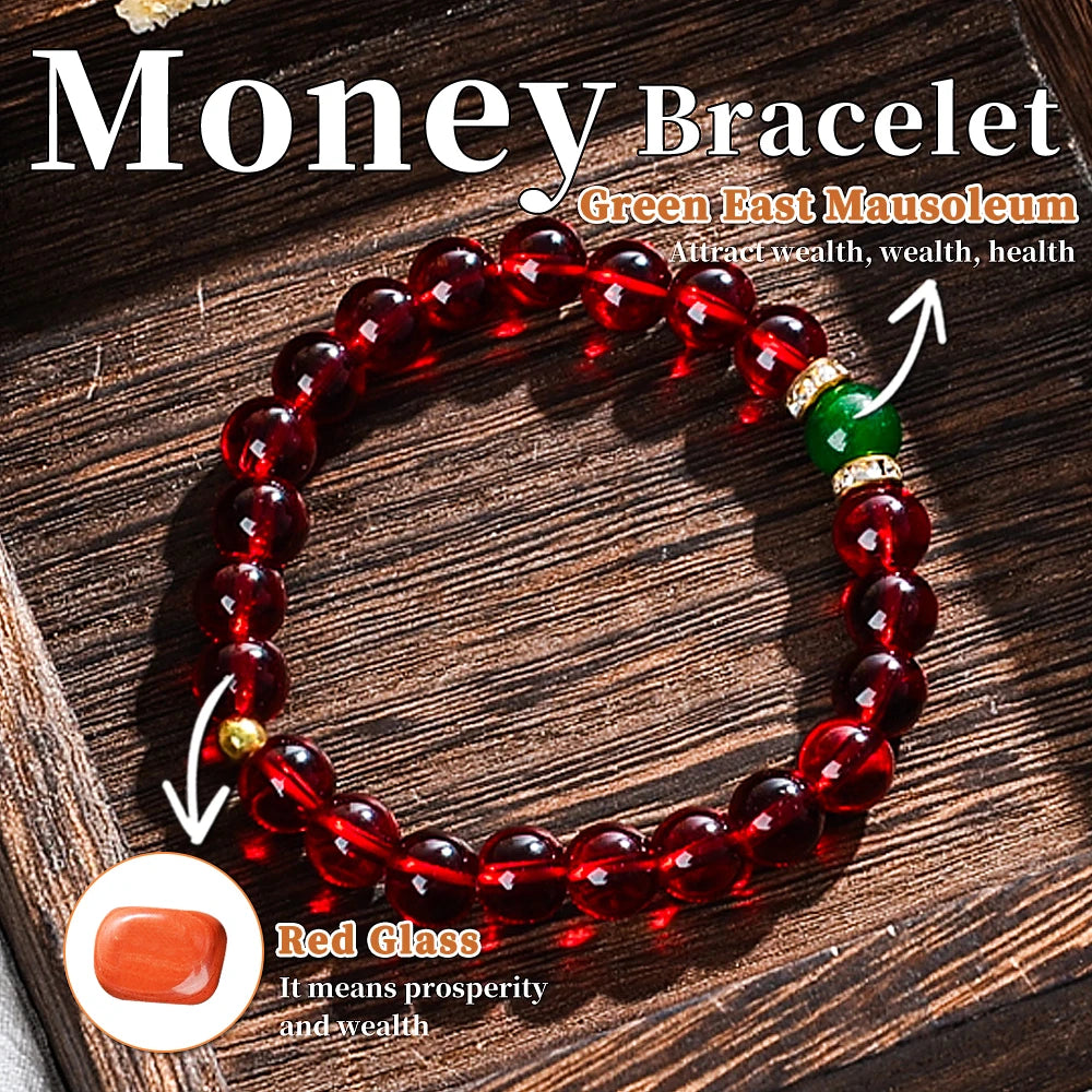 Ruby Red  Prosperity Protection Enhancement Bracelet