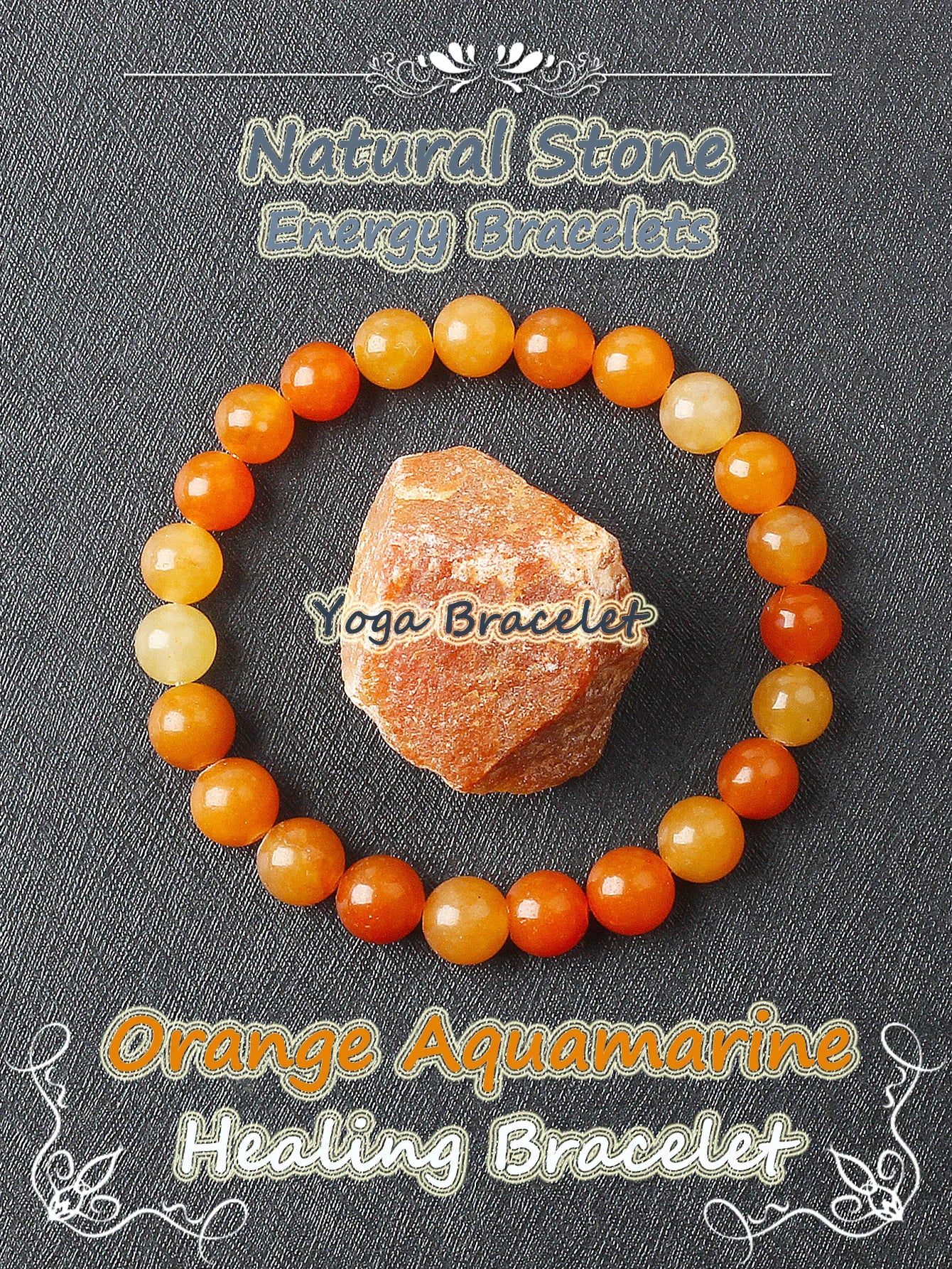 Genuine Crystal Round Healing Bracelets