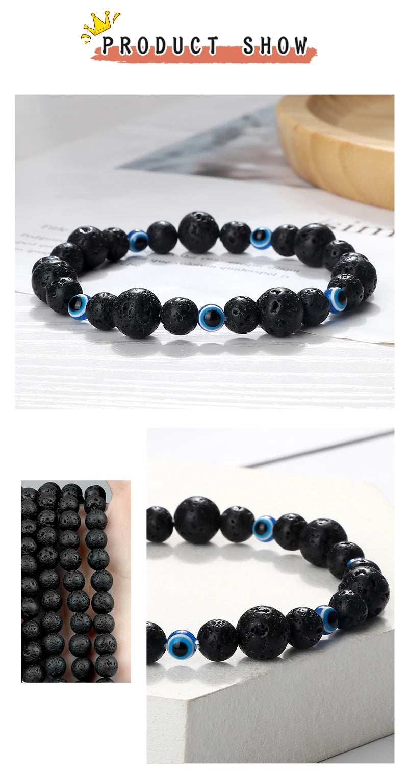 Earths Protection Blue Evil Eye Energy Bracelets