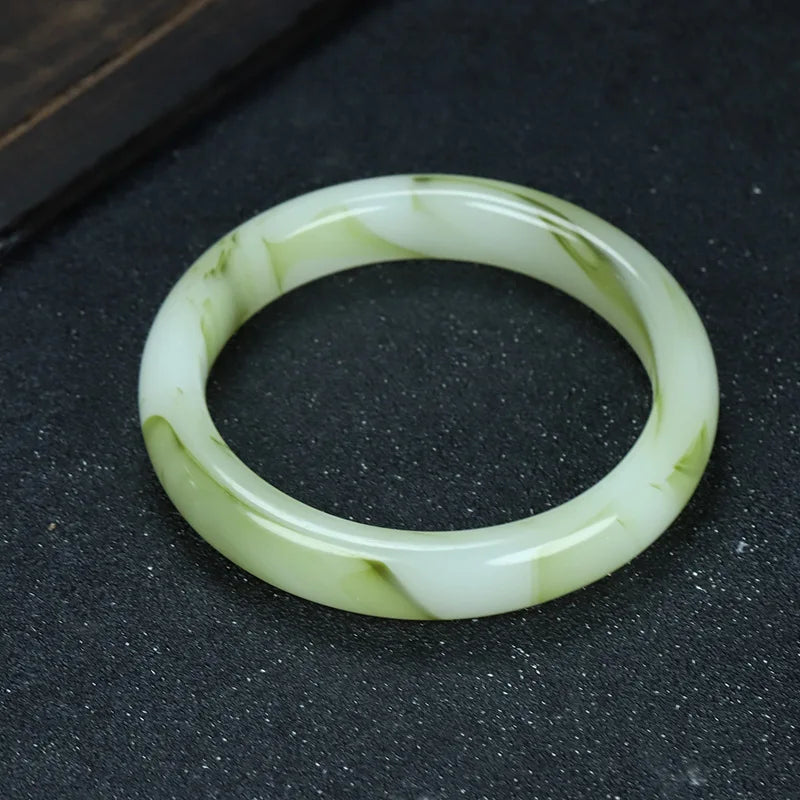 Beautiful Soft Orange & Jade Series Bangles