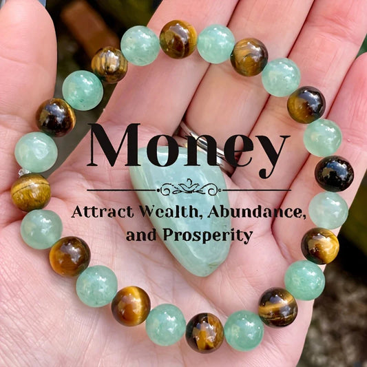 Dreamy Green Aventurine Tiger Eye Good Luck Bracelet