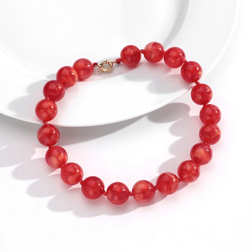 Vintage Paris Beads Choker Necklaces