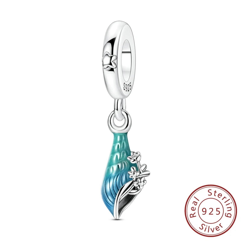 Summer Ocean Blue Pendant Charms