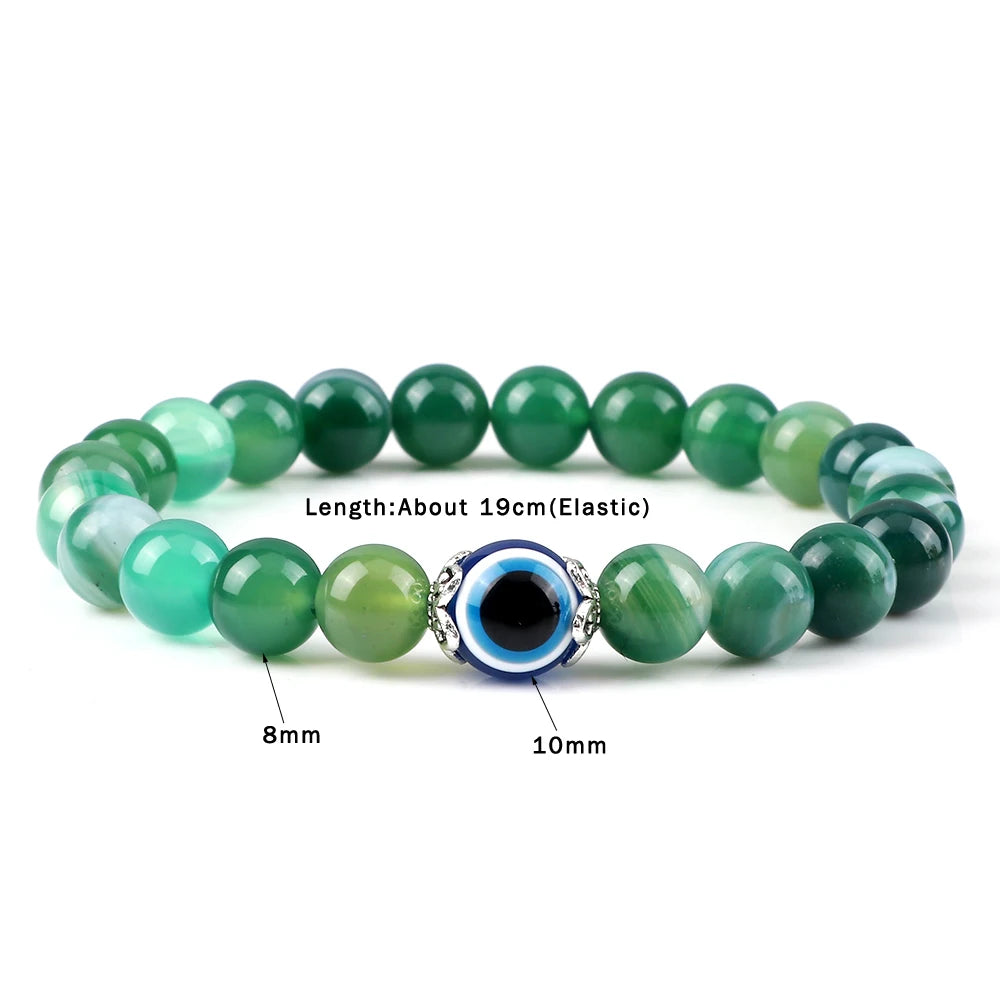 Beautiful Cat Eye Stone Beads Bracelet