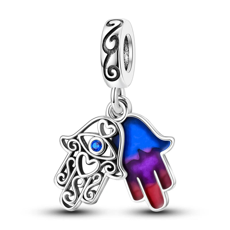 Sparkling Horus Eye Best Wishes Lucky Charms Pendants