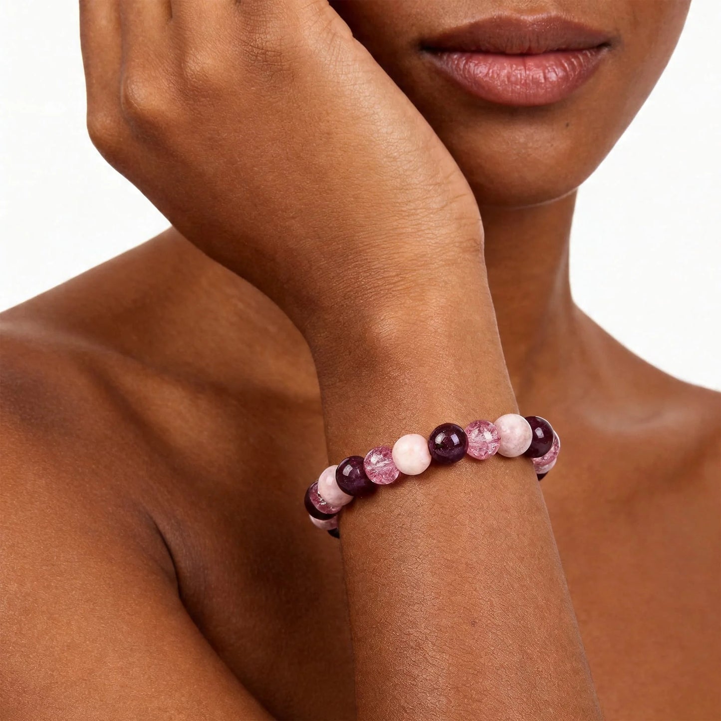 Berry Garnet Nature Stone Hormonal Balance 2.2 Bracelet