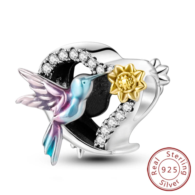 Gorgeous Heart Beat Family Charm Pendants