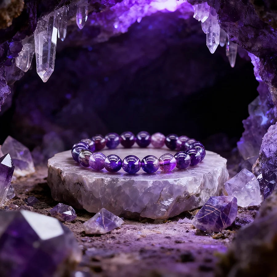Original Beautiful Crystal Cave Natural Stone Bracelets